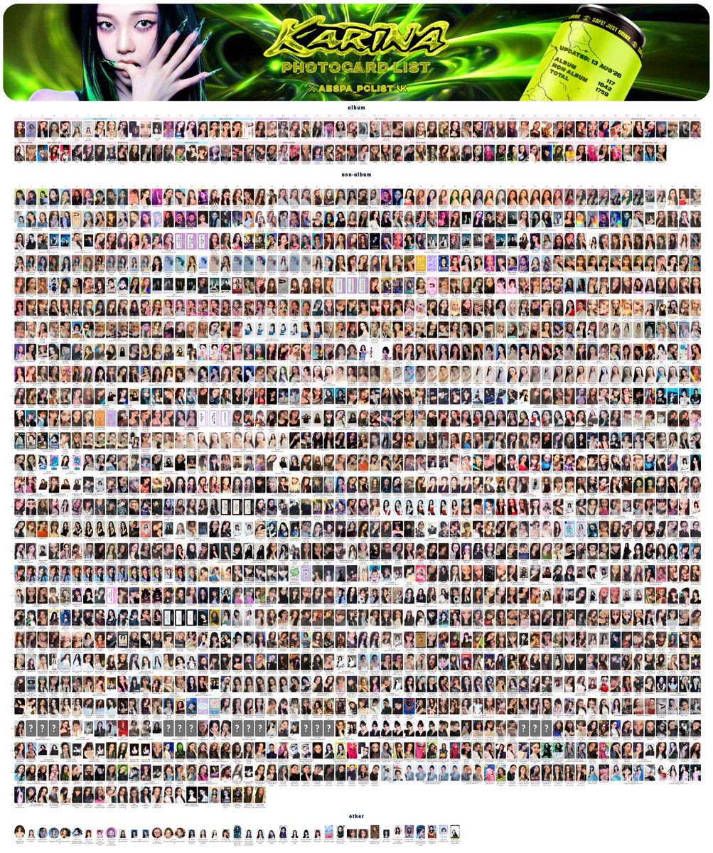 aespa_pclist's tweet photo. KARINA ALL PC LIST / TEMPLATE
full size: https://t.co/NXH1DNWQur

➕ synk: complaexity md
➕ superstar sm synk: complaexity
➕ MY-J membership &amp; fastest pre-sale lottery
➕ lemonade apple music lucky draw 4
➕ lemonade makestar lucky draw 3

🏷️ 에스파 aespa 카리나 https://t.co/pK4QYFfLv3