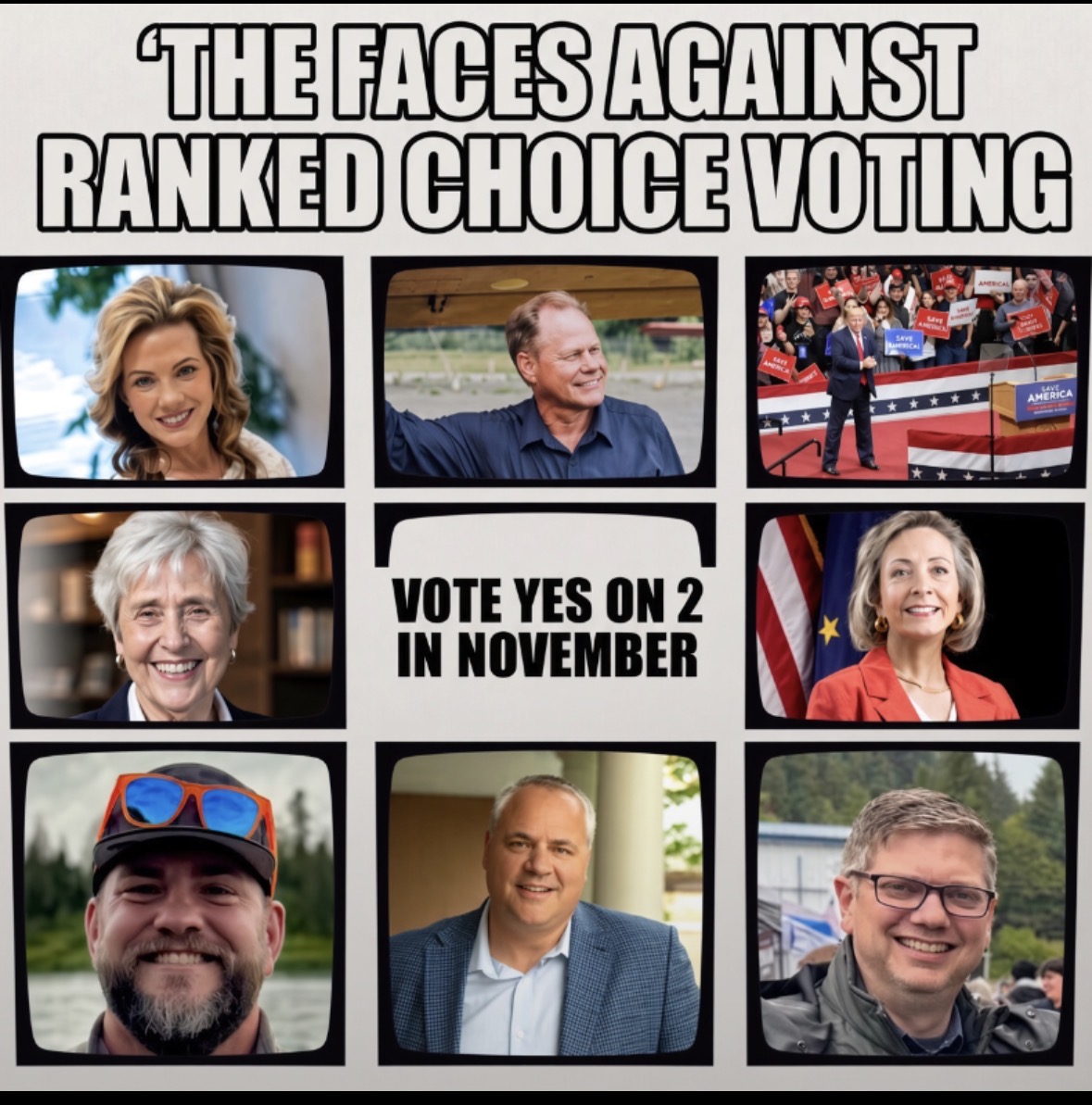 907Honest's tweet photo. I also agree. This is the primary reason I will not be voting for Bernadette, nothing do with her personally, I don't care about her business practices (though don't look great), I don't care about her having children with a Democrat, etc. 

I don't care about personal stuff, I care about what they do and in this video She did a lot to prove that I don't want her to be Governor. 

It's on video, I don't have to tell you anything etc. You can watch the video and make your own conclusions. 

I will note, Bernadette and her campaign picked a great Lt. Governor @RealMikeShower and he would be a great Governor also. They have also ran a great campaign and I hope they do well.

Bernadette along with everyone on this list is against RCV, so in my eyes, they are all qualified to be Governor in Alaska in 2026.

They are all Republicans and they would do a great job. 

So, Vote for who you want and know that @907Honest supports your decision to vote for whoever you want. 

Though, if I had my way, we would only be voting for a Republican in a closed Republican Primary.