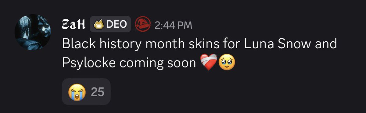 stownedtrunks's tweet photo. Checked the rivals discord rn and i’m cryin 😭 https://t.co/UMtJPZeCXL