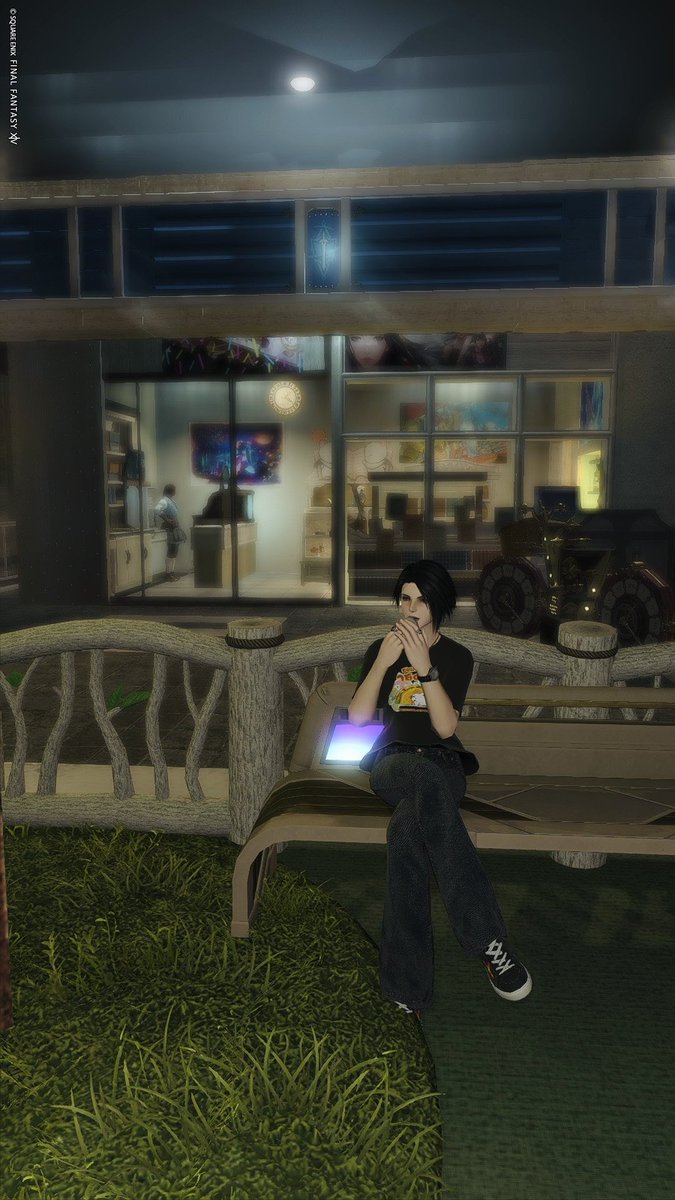 Guramaru's tweet photo. LAWS◯NエオルゼアRidill支店

夏の間夜空に花火が見えます🎆
若葉ヒカセンさん達も冒険の合間に、イシュガルドの居住区にあるコンビニでお買い物して休憩は如何ですか☕️

Gaia Ridill エンピレアム 26-21

#エド屋 #FF14ハウジング #FF14housing https://t.co/L2FUw4u4hx