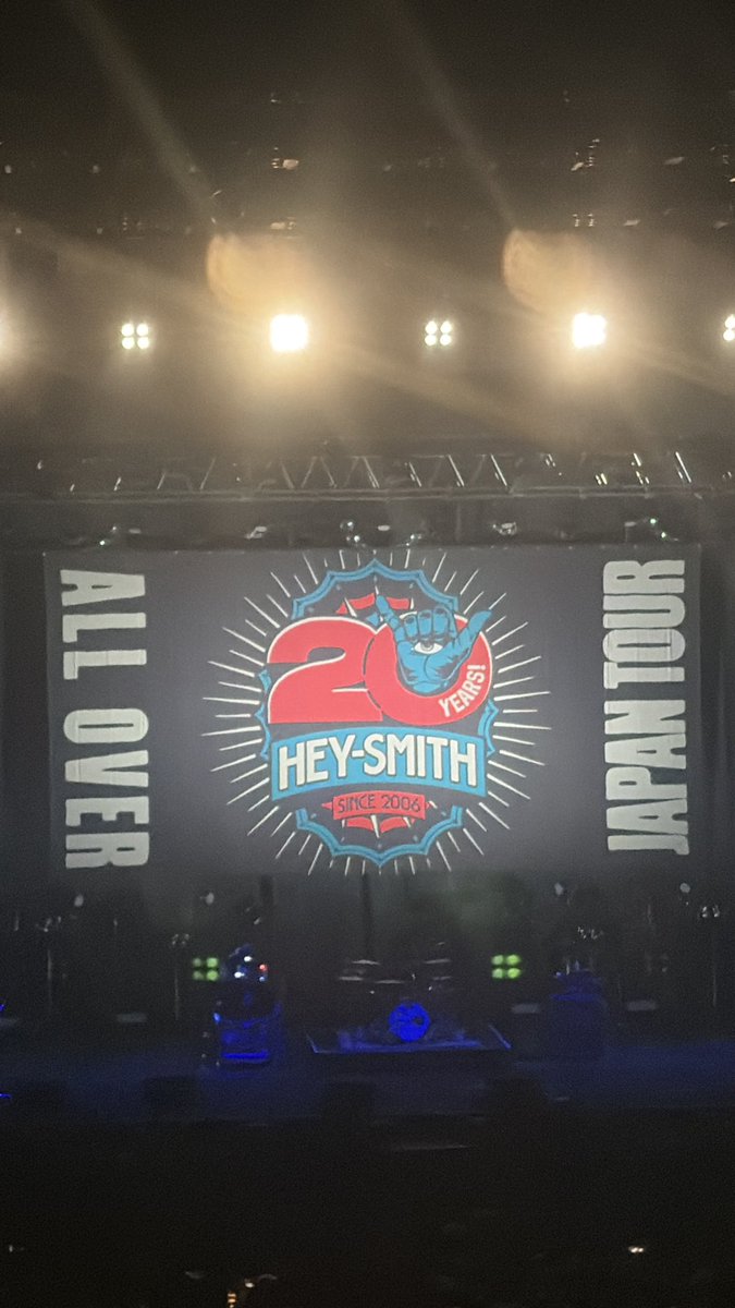 mymind712's tweet photo. HEY−SMITH ALL OVER JAPAN TOUR
in東京ガーデンシアター✨️

2日間、本当に最高だった。
行ってよかった！

音楽、最高👍 https://t.co/g6zpzPN3Od