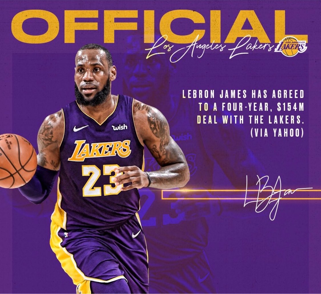 JedFontaine's tweet photo. This Lakers / LeBron news is just proof that LeBron saves every franchise he touches.

First he saved the Cavs, then the Heat, then the Cavs again, and now the Lakers.

It’s really insane how his presence on and off the court can stabilize an entire organization. https://t.co/ELAcguIQzA