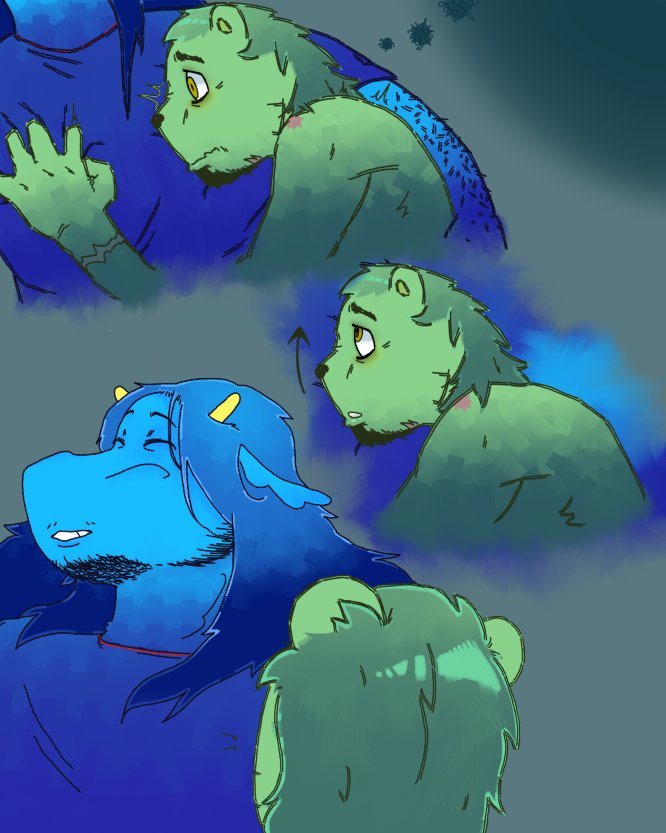 MurderExpl's tweet photo. #Flumpies comic! My Au's lore >:).. watch me disappear again ✌️ https://t.co/f62ba70tXe