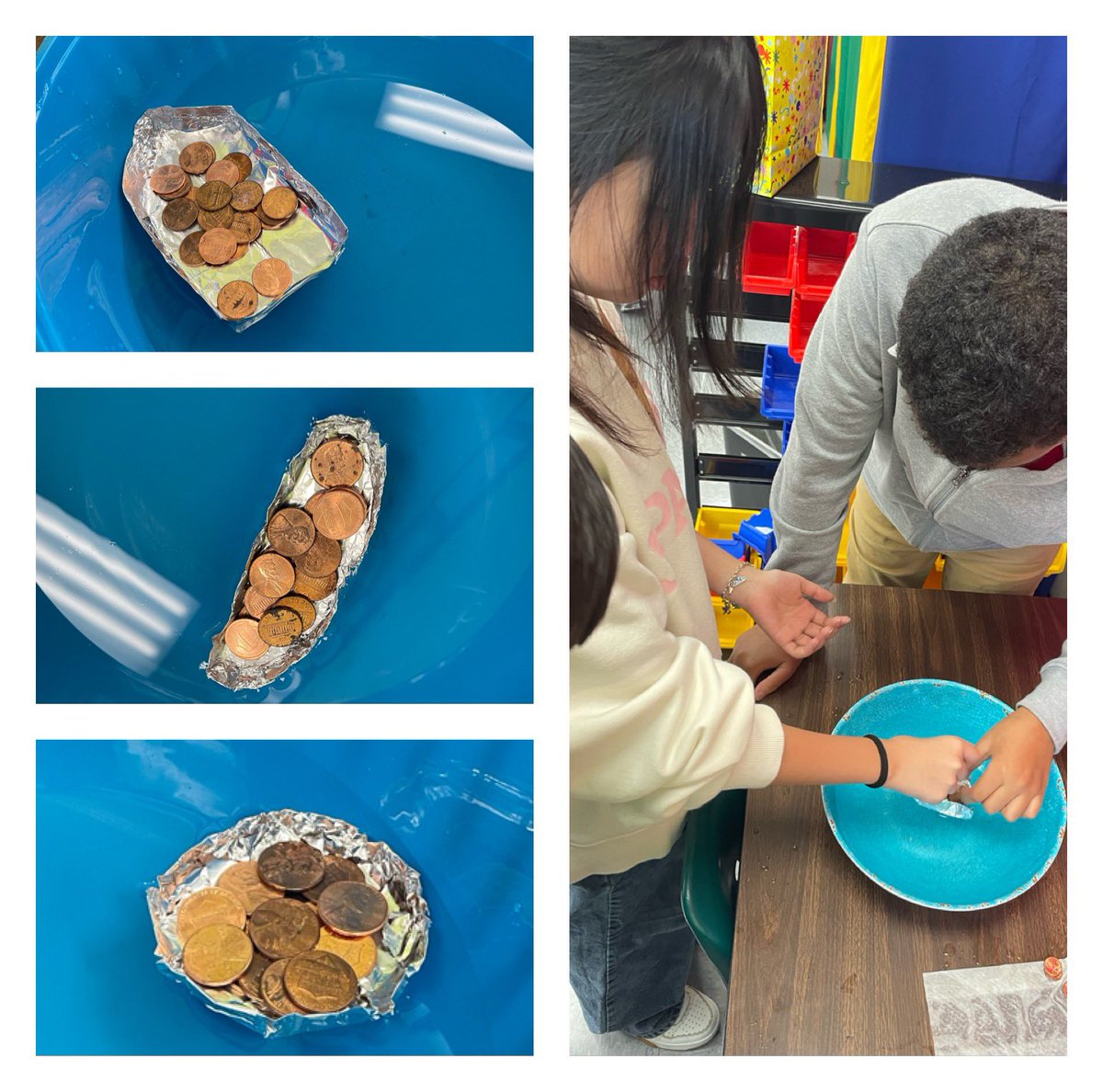 amschangeagents's tweet photo. 🚀 A 5x5 piece of aluminum foil. A goal of holding 15 pennies. Countless redesigns. Today’s STEM challenge taught more than engineering—it taught resilience. Students tested, failed, adjusted, and tried again until their boats succeeded!  #Resilience @BrowardSTEM @apollo_rockets https://t.co/7OfV3uH5Lm