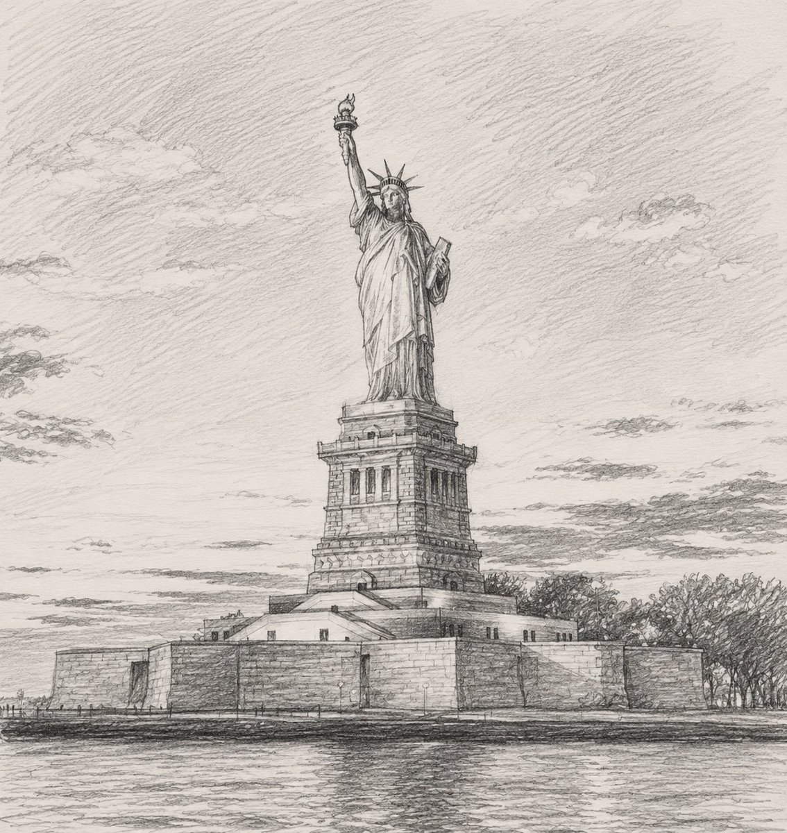 Sfy8715's tweet photo. Next time, bring some colored pencils so you can depict the sunset with them https://t.co/rLuH2LL6js