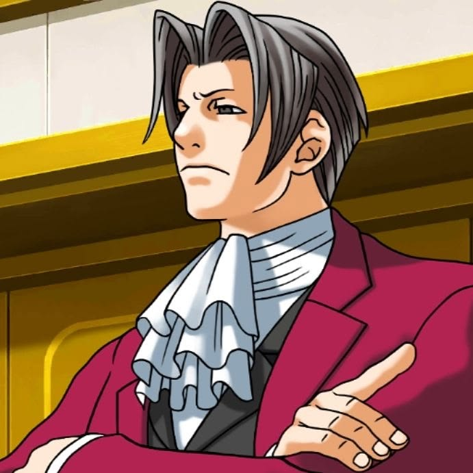 pepperissohot's tweet photo. @aimonoaz I also have Miles freaking Edgeworth. #MyLegalTeamMogs #YouHaveAKidOnYourTeam #YouWillGetSlappedByLegal https://t.co/w7Kr5hFFIK