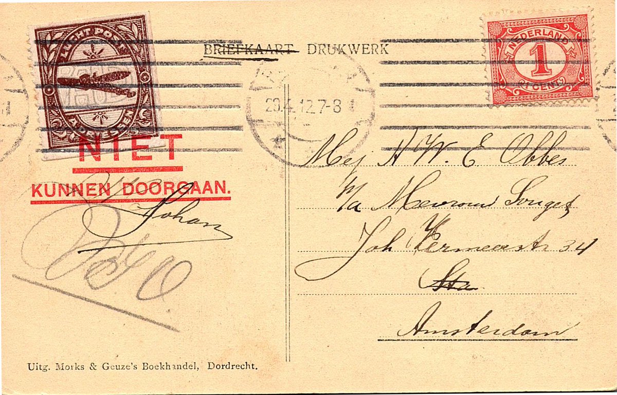 Filatelist's tweet photo. Bekijk mijn nieuwste artikel: Demonstratievlucht Dordrecht-Rotterdam 1912 https://t.co/Mi2VjB5Bvv via @LinkedIn https://t.co/7ruxbEDP7g