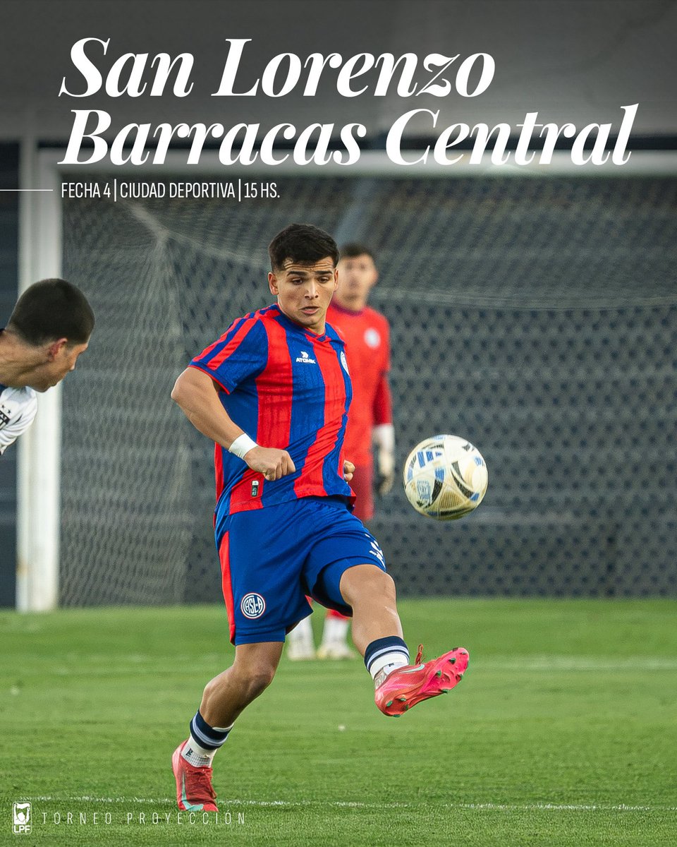 caslajuveniles's tweet photo. ¡Juegan los pibes! 💙❤️

La Reserva de #SanLorenzo jugará contra Barracas Central en Ciudad Deportiva, desde las 15, por la cuarta fecha del #TorneoProyección. 

📺 Mirá el partido en vivo por https://t.co/Ey8hGneYDd

¡Vamos nosotros! 💪🏻 https://t.co/D9tFg88zMN