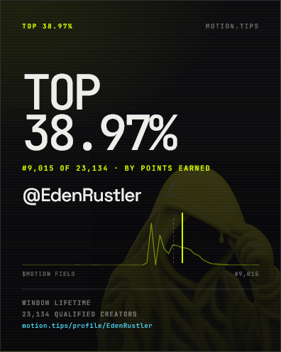 EdenRustler's tweet photo. Post &amp; earn $MOTION Activity burns supply. Tip on the timeline by @motiontip is TipFi on Robinhood Chain.  
- Post in indexed communities → the graph scores it 
- Every 30 min the treasury burns forever 
- You get tip allocation → tip creators you like with the bot! $WISHBONE https://t.co/Q7WFPGgVVQ