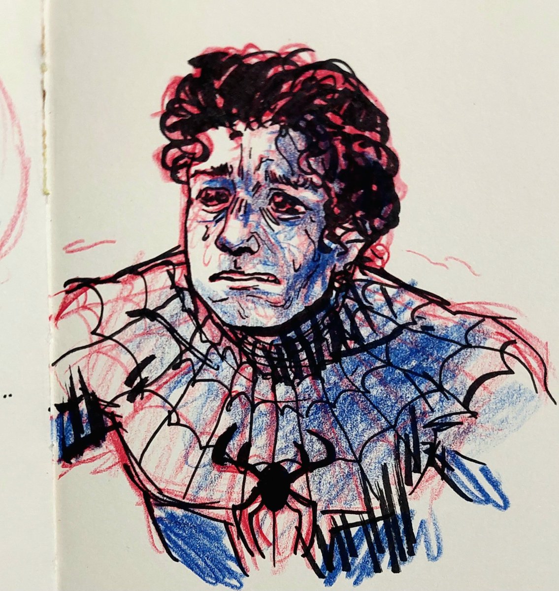 Raffa_taff's tweet photo. I 🧡 characters who go through scary emotional changes and see themselves as a monster 
.
[ spiderman brand new day ] https://t.co/CcSLlK7qlR