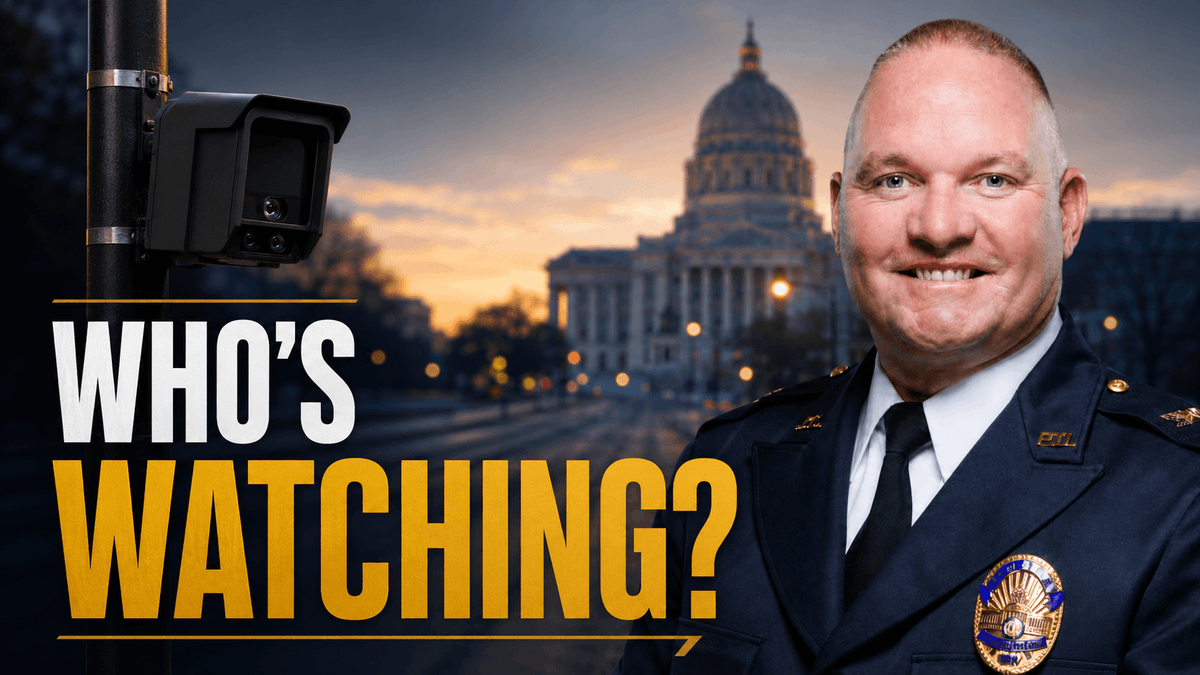 bb4liberty's tweet photo. Jefferson City Police Chief Eric Wilde joins me Thursday at 6 a.m. to discuss Flock cameras, local results, privacy safeguards and warrantless searches.

What would make him recommend removing them?

Watch: https://t.co/ZkGGF6n844 https://t.co/RXjIlonRGk