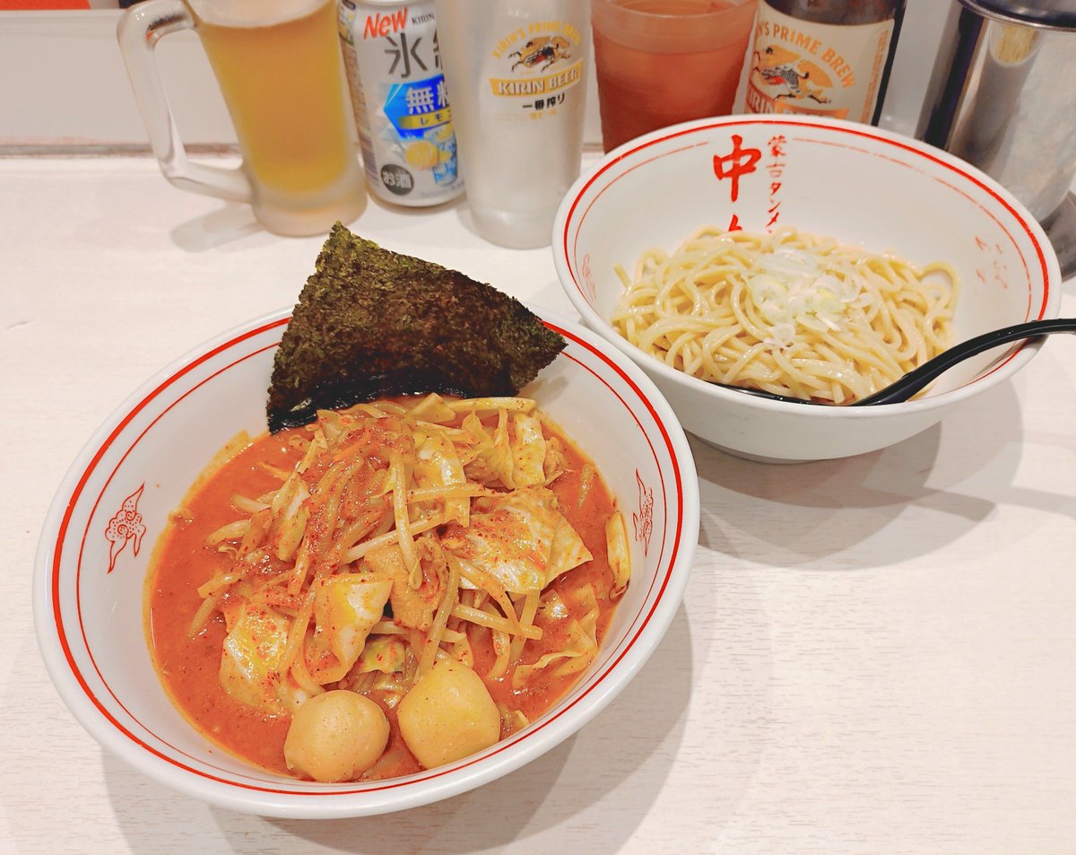 ougi510's tweet photo. 蒙古タンメン中本 高田馬場
冷し魚介豆乳タンメン
野菜大 5倍
安定に美味しい♡
炒め野菜もうんまー🔥🔥🔥
店内ほぼぎょかたん食べてた😁野菜大盛りが最高すぎる😉👍✨ https://t.co/by857TuFJc