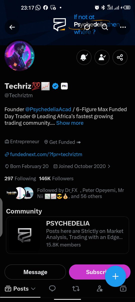 PrincewillAkub2's tweet photo. @Techriztm @PsychedeliaAcad @1OnlyAce @FundedNext It's been 8months without an account, I pray I get lucky this time. https://t.co/Exqdyn6V2C