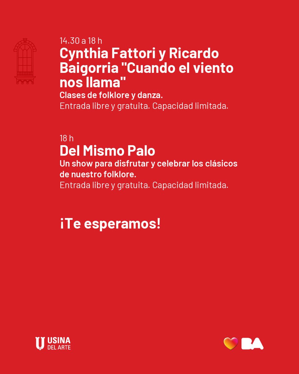 UsinadelArte's tweet photo. Entrada libre y gratuita. Algunas actividades requieren reserva previa desde el link de nuestra bio. https://t.co/4FrHNhpJcw