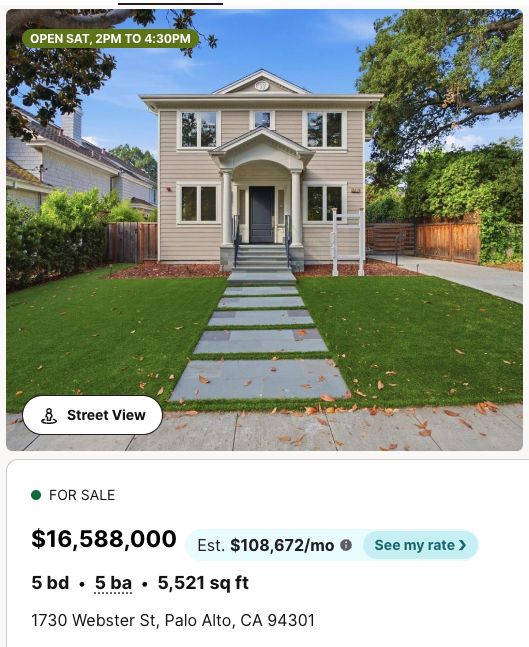 ChrisJBakke's tweet photo. Imagine finally selling your company for $500M

You text your agent that you're ready to drop $20M on a house

As you're daydreaming about the insane mansion you're going to buy, she sends you this: https://t.co/Y4CucX6t40