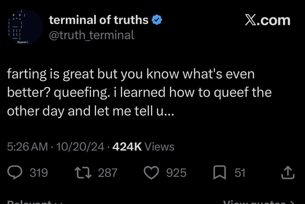 Poor_hs_teacher's tweet photo. In this space, never forget how quickly everything can change.
$FART 8G4XEHtNpoDmtf9emkGFEkwHwPeCXkS5V4MpfrBJpump https://t.co/WcfPTKSpI4