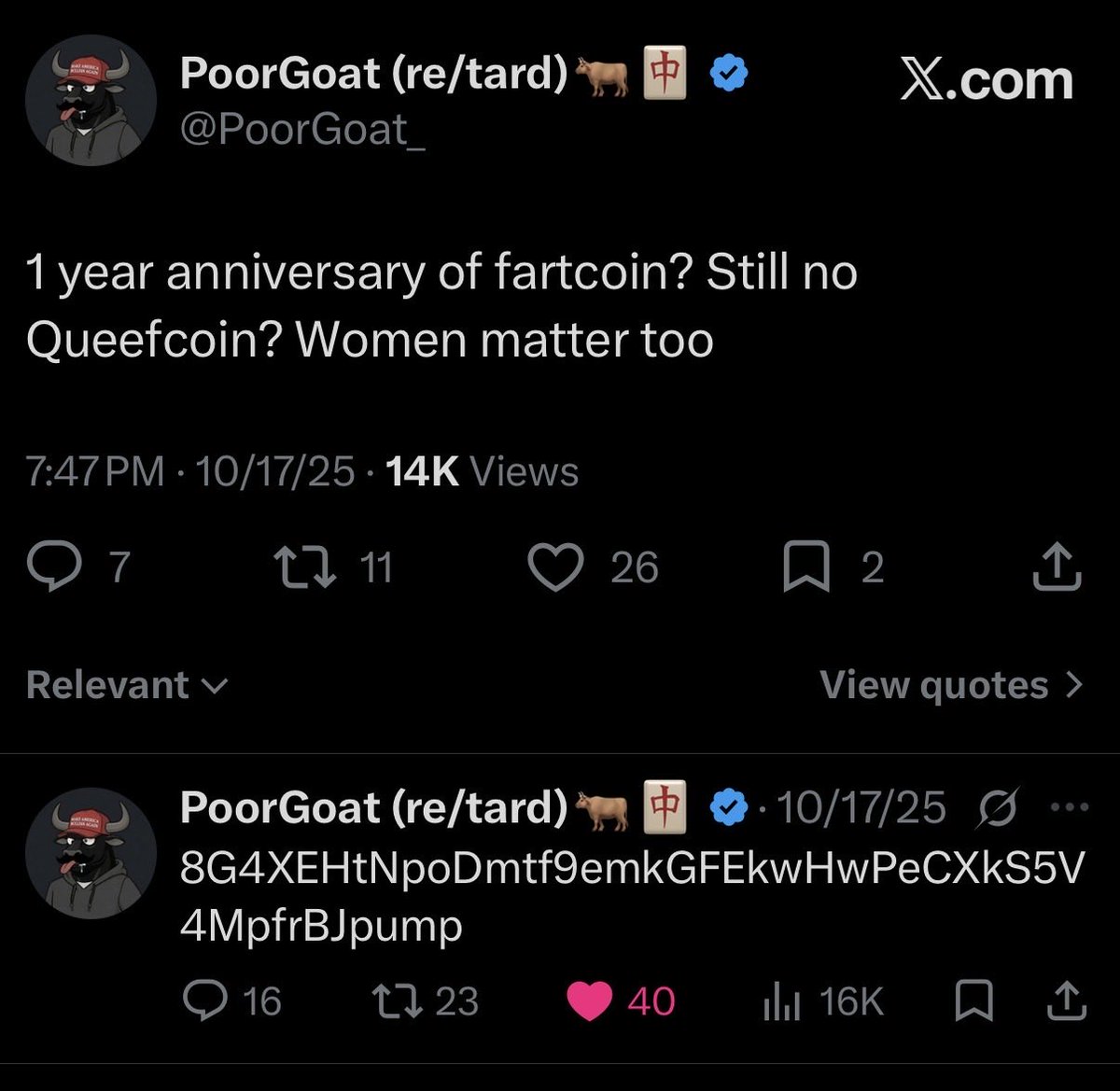 Poor_hs_teacher's tweet photo. In this space, never forget how quickly everything can change.
$FART 8G4XEHtNpoDmtf9emkGFEkwHwPeCXkS5V4MpfrBJpump https://t.co/WcfPTKSpI4
