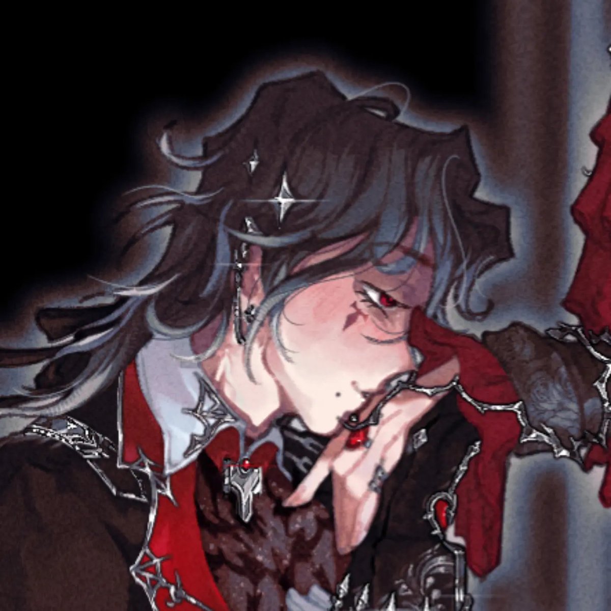 Aphros_f's tweet photo. ⚔️🎹
โดนขู่แล้วยังจะยิ้มอีก
#richrick #identityV https://t.co/c8xCh3T07X