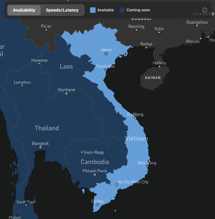 Starlink's tweet photo. Starlink's high-speed, low-latency internet is now available in Vietnam! 🛰️🇻🇳❤️ → https://t.co/1kvz40yxO5 https://t.co/HWuSyxIz5q
