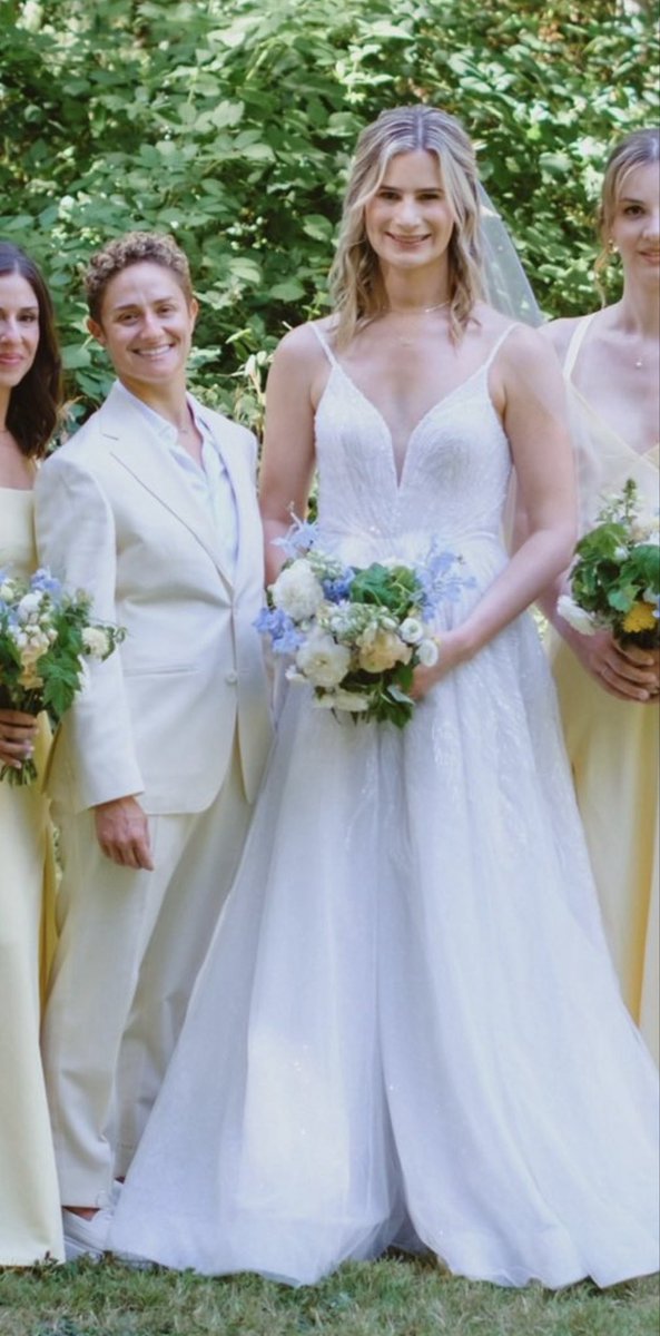 marycatedelvey's tweet photo. A man marries a woman, but he wears a dress and she wears a suit. Groundbreaking stuff. https://t.co/IFJHU5NwNk