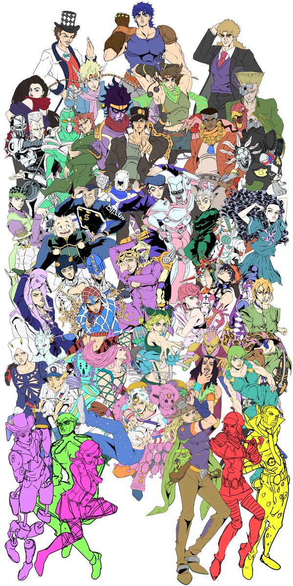 na__jojo_'s tweet photo. ジョジョイラスト用のアカウントを作りました！   #jjba https://t.co/de0QvEA3lY
