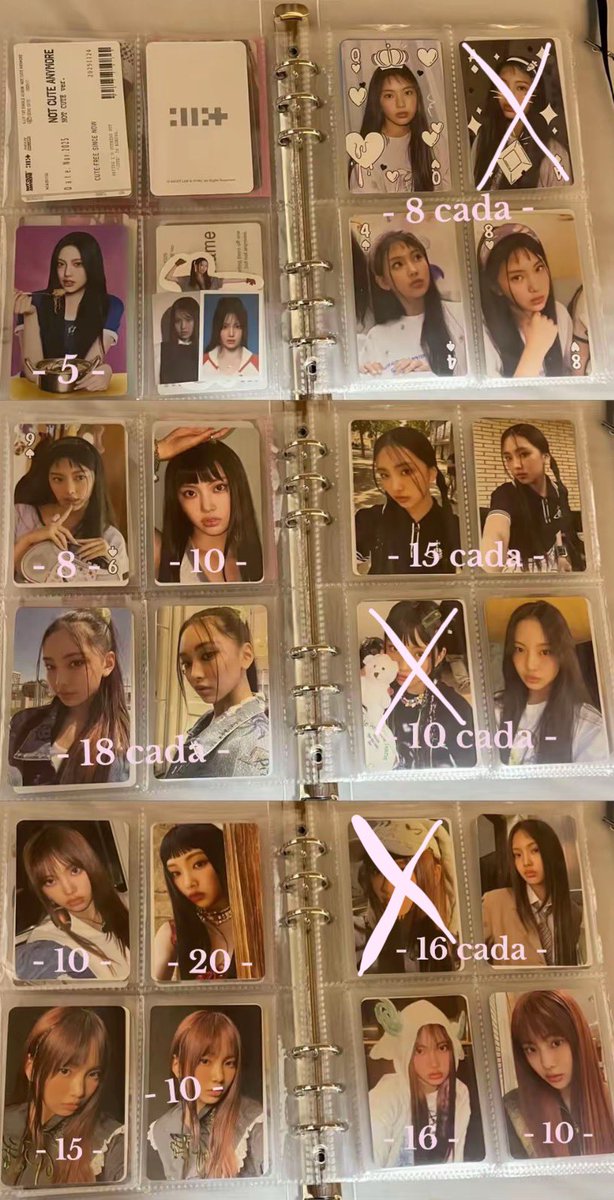 helocolectorgom's tweet photo. Vendo/Venda hyein newjeans (danielle, haerin, Hanni e minji)

Valores na imagem + frete

- frete calculado por super frete 
- reservo com certeza de compra 
- apenas pix 
- feedbacks no meu pv 

Se gostar, me chame no meu TikTok @helcollectorgom  ou aq pelo X! https://t.co/Z3keXDBnTC