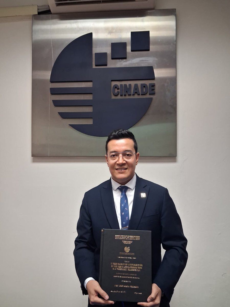 CinadeOficial's tweet photo. DÍA 6: ¡FELICIDADES! 
JUAN CARLOS ARANDA VILLALPANDO
LUCIA MORENO ORTIZ
ROCÍO PAZ BLANCO
GEORGINA GABRIELA AGULAR LÓPEZ
POR LA OBTENCIÓN DEL GRADO DE MAESTRÍA EN ADMINISTRACIÓN EDUCATIVA.
#CINADE 24 AÑOS FORMADO LÍDERES
#MAE
#2024-2026 https://t.co/bTkqdbQSqV