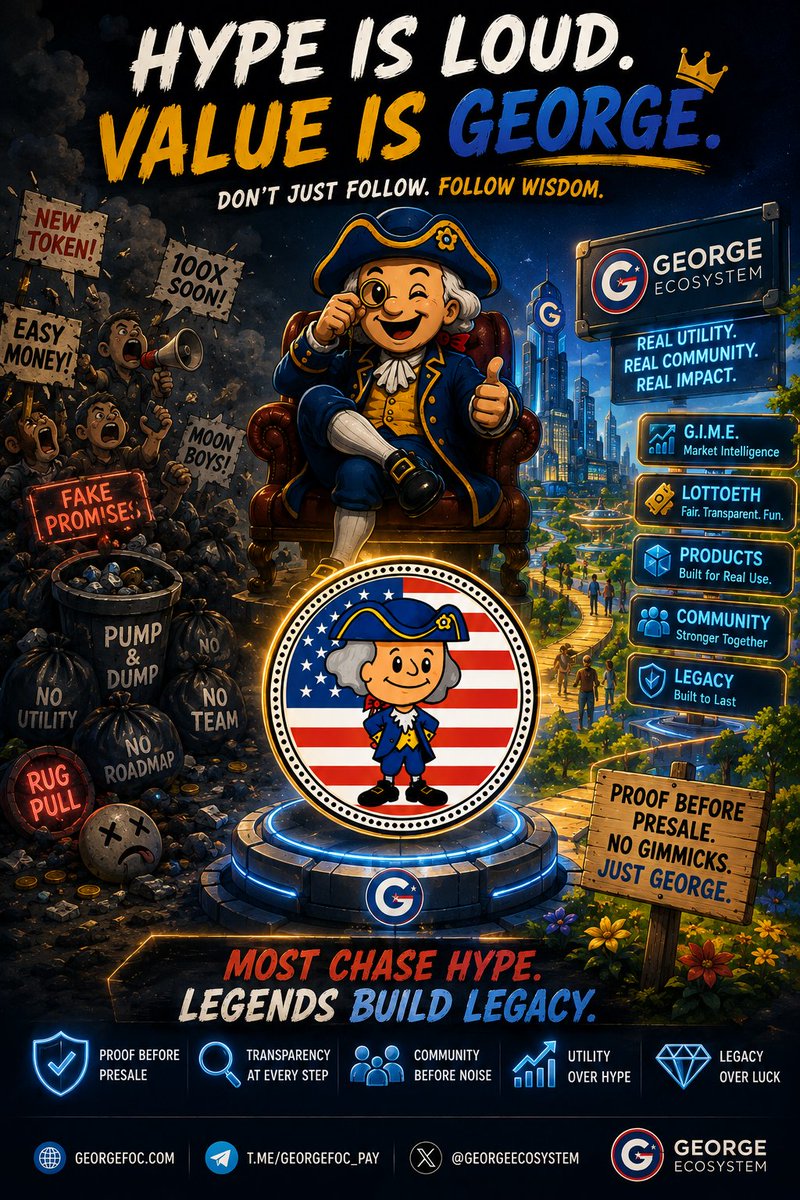 BIGWIZfa's tweet photo. The timeline can sleep. The vision can't.
George keeps building, one utility at a time. 
Rest tonight. Tomorrow, we build again. 
Website: https://t.co/mkCUVdFhIR⁠
💰 Presale: https://t.co/50hEuZRaJy⁠
💬 Telegram: https://t.co/KpHH1CCVmB  https://t.co/9wtytDlTeu