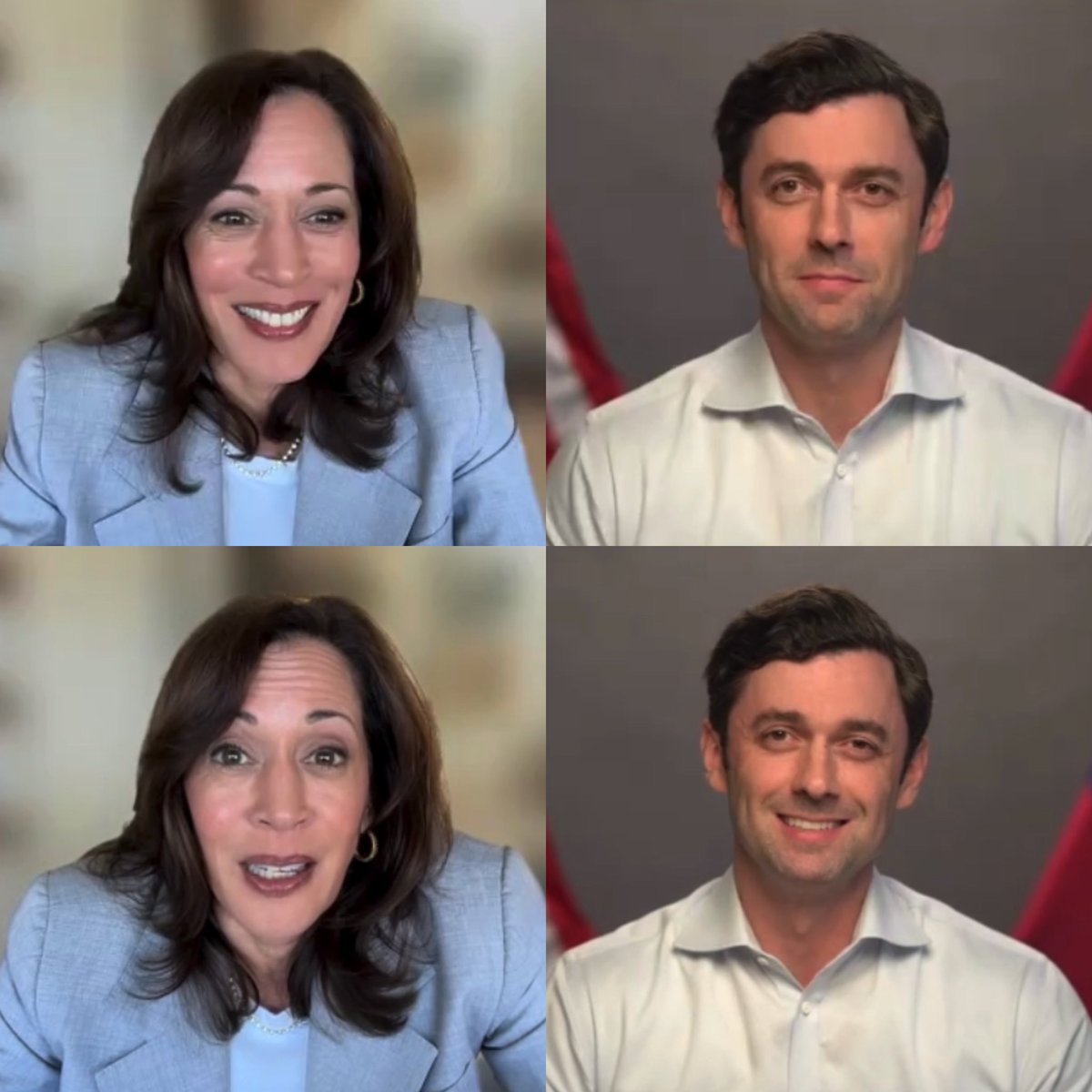 archivekamala's tweet photo. This evening, Vice President @KamalaHarris joined Senator @ossoff for a virtual gathering celebrating women’s civic engagement, leadership, and the issues shaping the lives of women across Georgia. https://t.co/vb7RrfSxoS