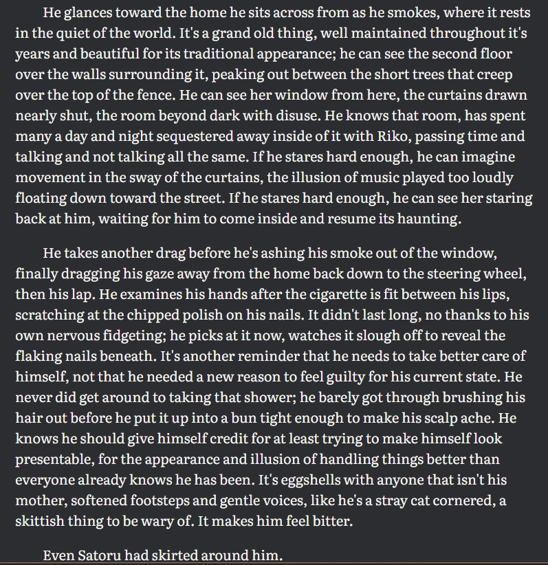 PeachringPapa's tweet photo. i was asked by a friend to post for #wipwednesday so heres some WJJK fm snippets 
I'm about halfway through the chapter so give me another week or two and it should be ready to post <3 https://t.co/diqlpA3IQE