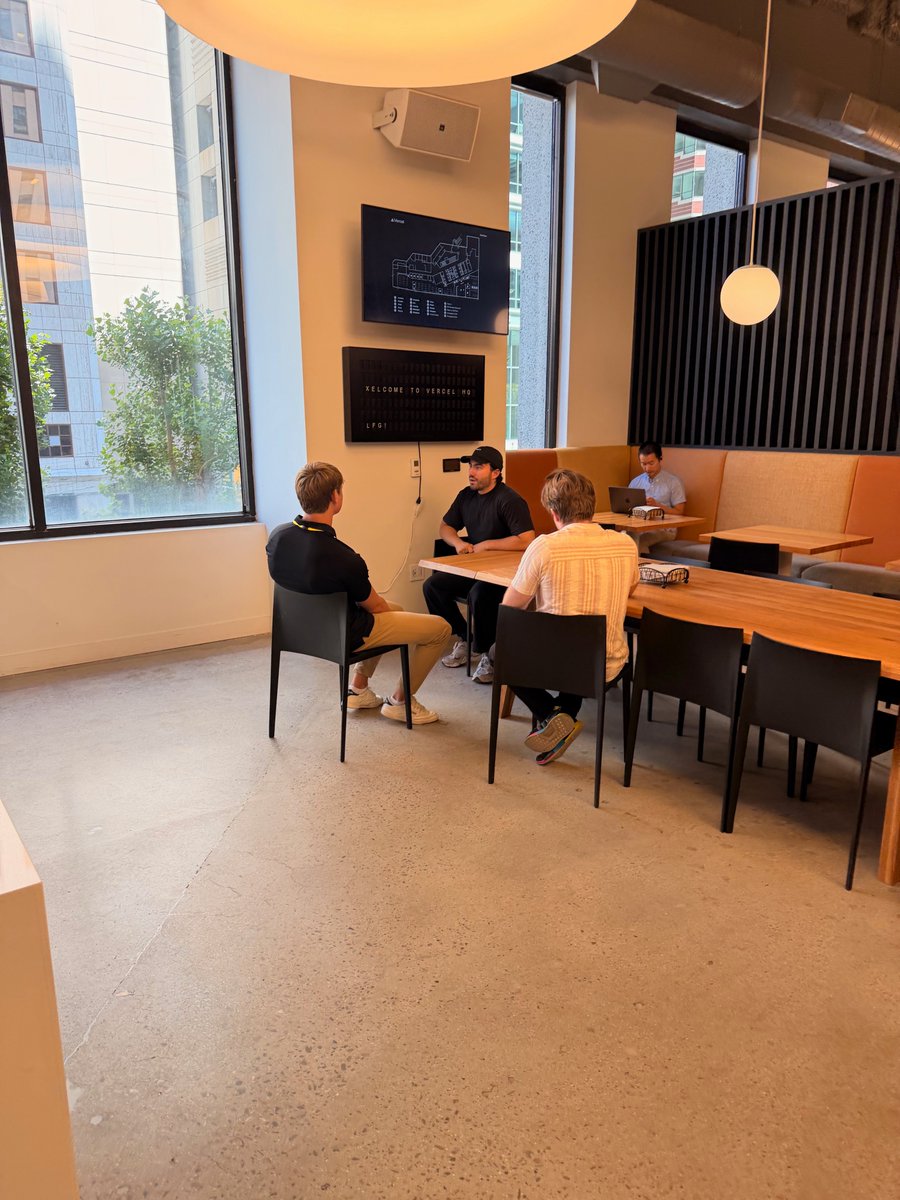ShaneGPaton's tweet photo. visited SF for the first time last week

@connorpaton lined up visits to a few of the fastest-growing startups. the biggest thing I noticed: everyone really gave a shit about what they were building

big shoutout to @vercel, @UseCorgi, and @conduitai for the warm welcome https://t.co/CIMNPZqYo2