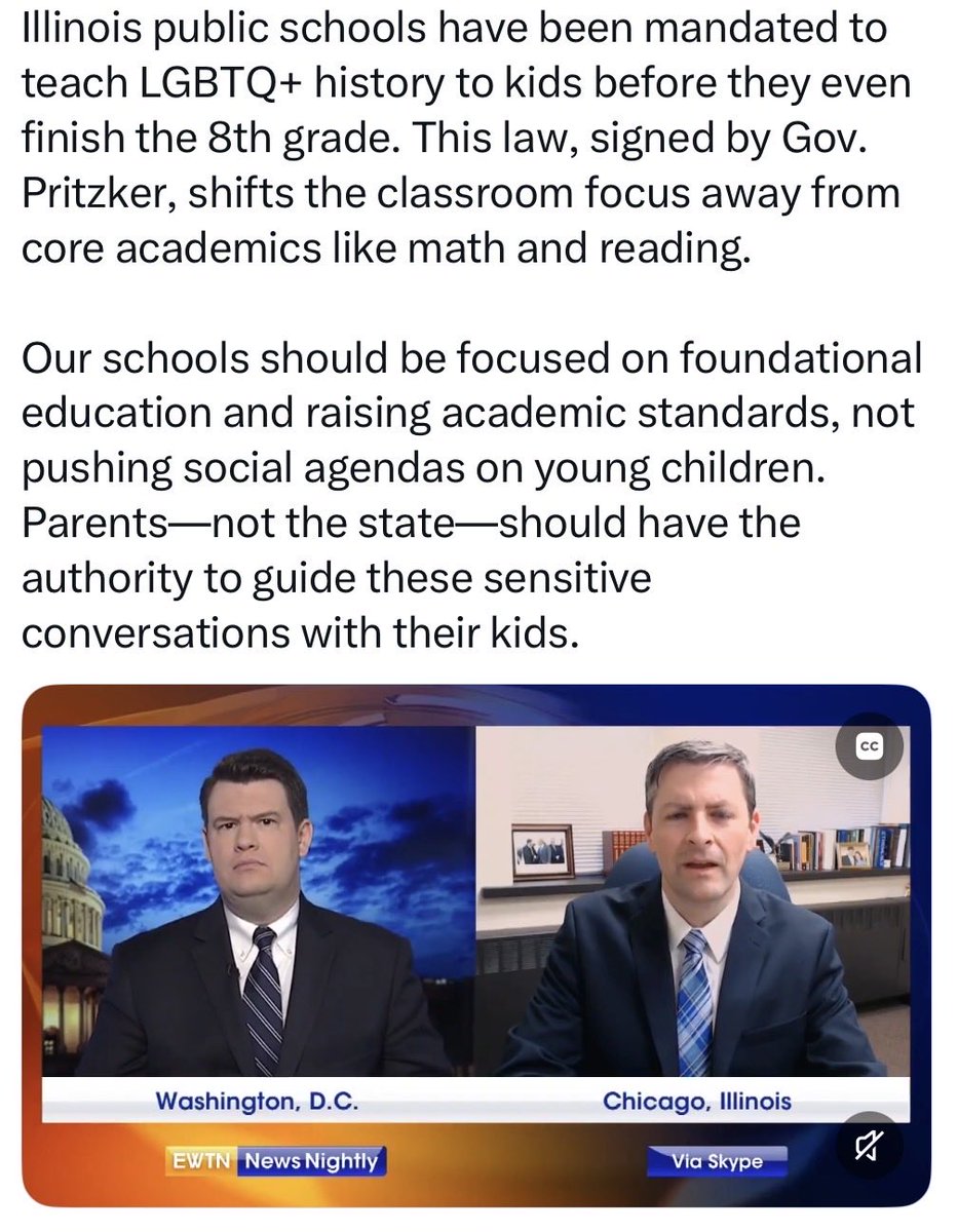 lan23114's tweet photo. @mattvanswol Pritzker got this sickening bill passed in 2019. They want the children to be illiterate so they can easily indoctrinate. https://t.co/pq3SagHduE