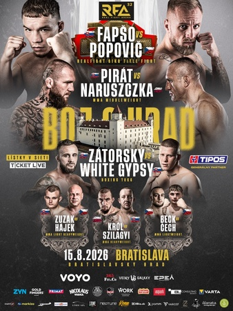 Europe_MMA's tweet photo. WHAT'S ON ✍️

👉RFA 32 🇸🇰
📺https://t.co/1btsPblvYS
📅August 15th https://t.co/kUCYejwRo7