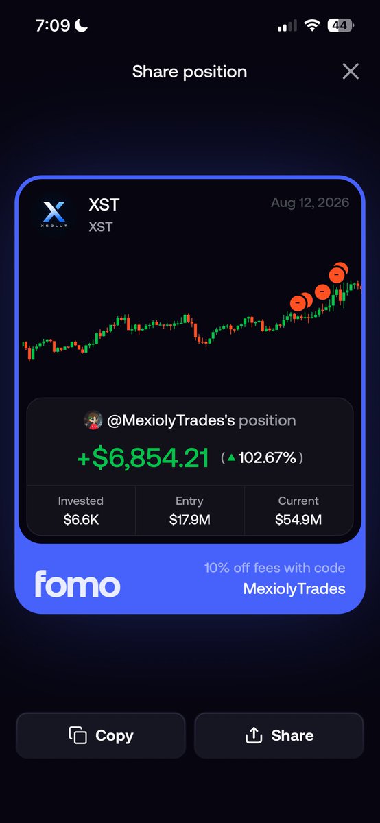 MexiolyTrades's tweet photo. Crazy to think almost a year ago I started memecoins with $100 and a dream really crazy how fast things change https://t.co/hBFRrp2NDj