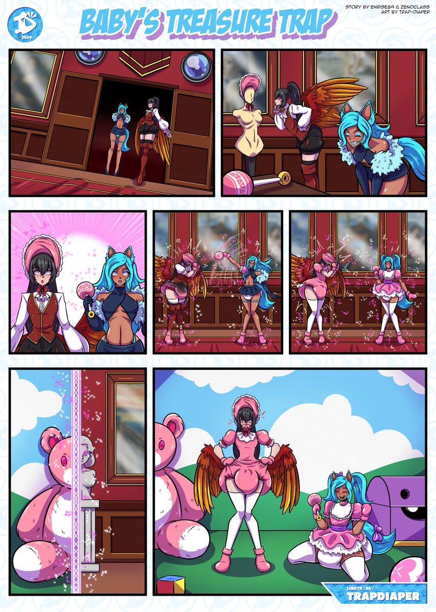 TrapDiaper's tweet photo. [C] Baby's Treasure Trap
for Enrise89 &amp; mjc246897 (DA)

Do you like it? Commissions are open!
Feel free to send me a message or email me
https://t.co/GotIQEu3iK

#trapdiaper #abdl #diaper #diapergirl #adultbaby #diaperlover #abdlart #オムツ #abdldiaper #diaperfetish #sissy #NSFW https://t.co/3JZldEI4eW