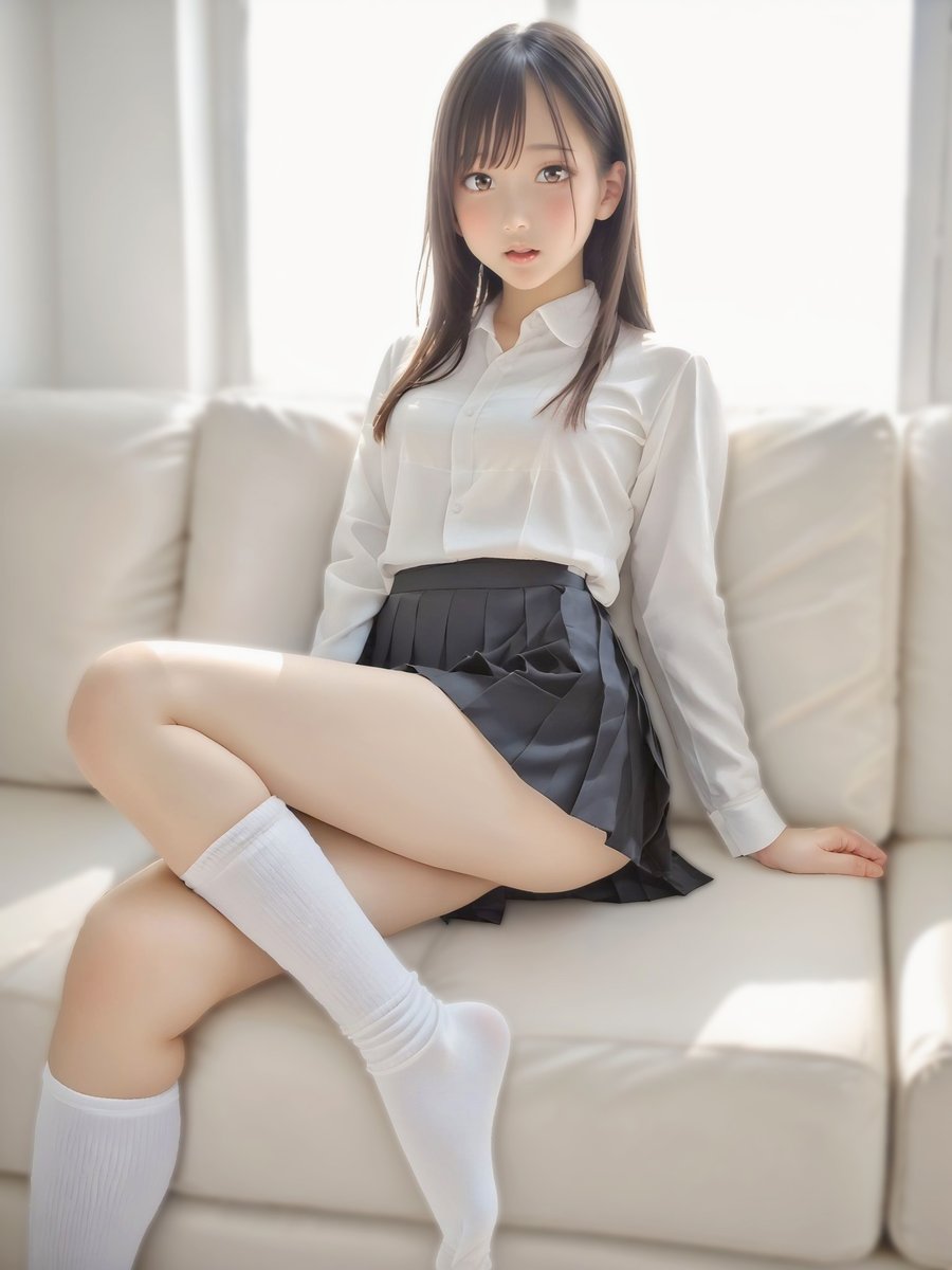 AI_MAKE_PEACE's tweet photo. え…？ 
足をソファにあげてほしいんですか？  

愛莉の足…もっとみたいの？  

…うん、いいよ…いっぱい愛莉の足みて❤ 

#AIphoto #AIgirl #AI美女 #AI美少女 #愛莉 #あいり #足フェチ https://t.co/MCvGxq26oe