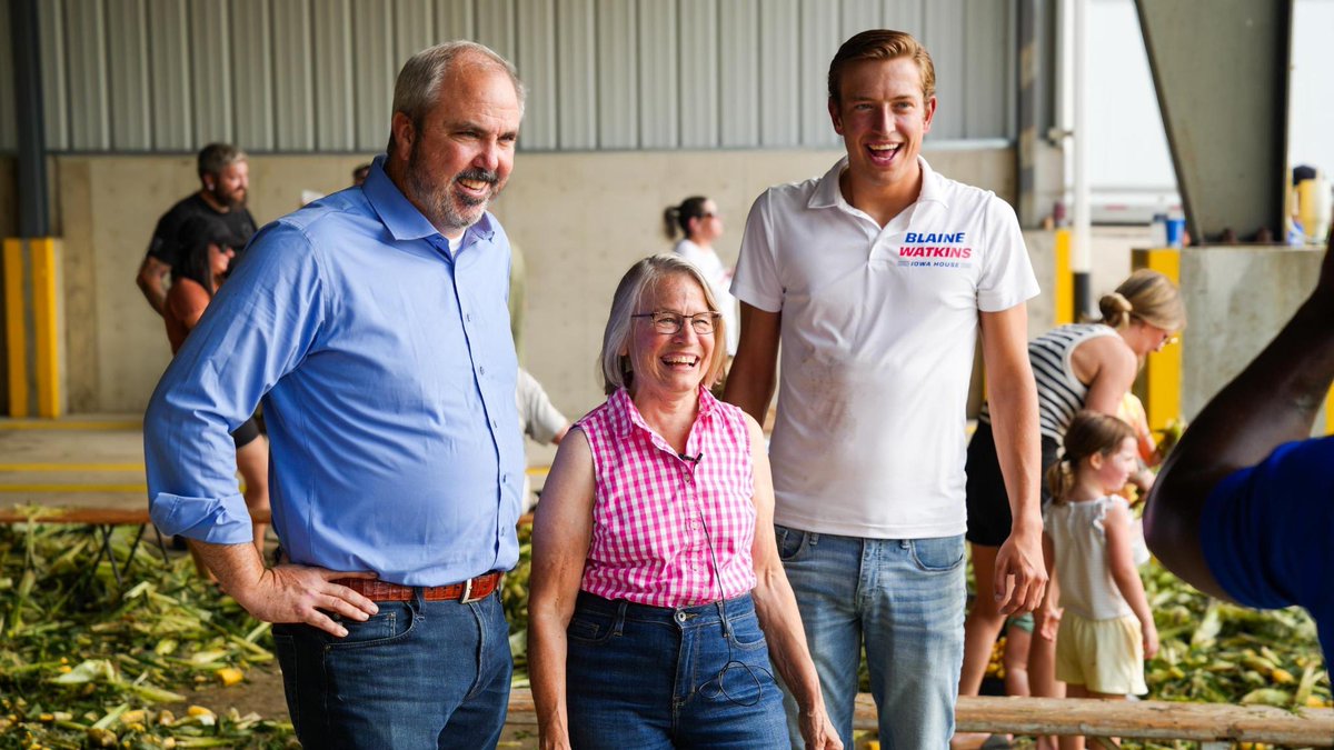 ChairmanGruters's tweet photo. Incredible time with @millermeeks at Shuckfest 2026 in West Point, Iowa! https://t.co/xuJVEfGbMx