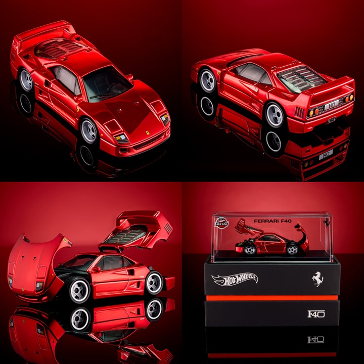 ZeshinVoice's tweet photo. 満を持して「Ferrari F40」がRLCから発売！スペクトラフレームブライトレッドが目に鮮やか！ #ホットウィール #Hot Wheels 
https://t.co/epUiVSdGxY #Amebaブログ #アメブロ https://t.co/ptp6Zv3fyy