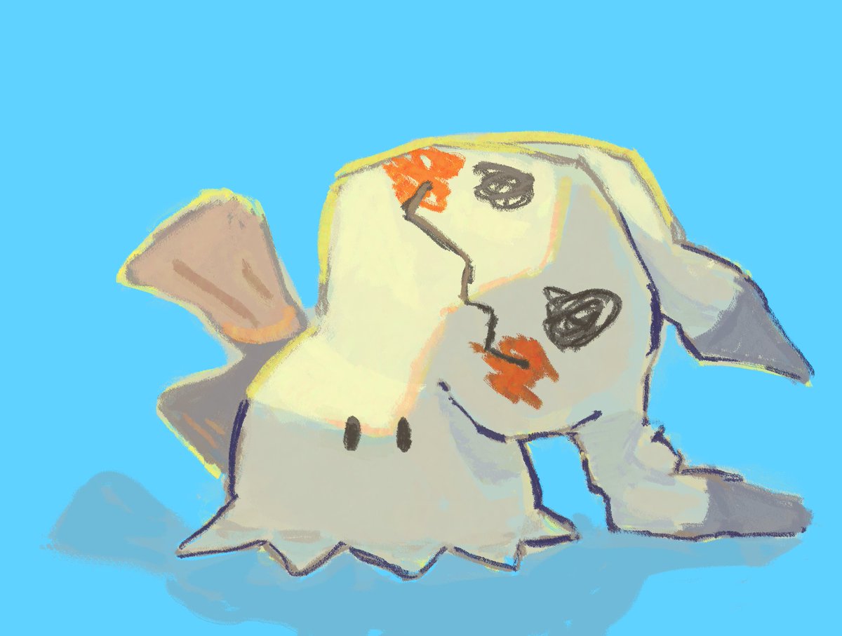 satelliteshinx's tweet photo. my unposted monthold mimikyu. YAY! #pokemon https://t.co/aa8Hoy3HvV