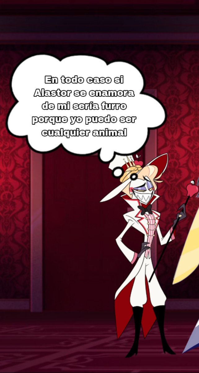 Naoz12489541's tweet photo. Estaba teniendo una discusión sobre si Alastor es furro o no y me acordé que yo había hecho hace como un año- https://t.co/ZitGspavUa