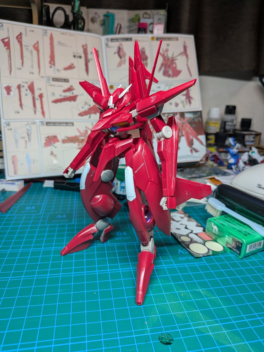Bertram_ff's tweet photo. 最近作ったガンプラ君たち…見事にoo系だわね https://t.co/wcAH0oEtwx