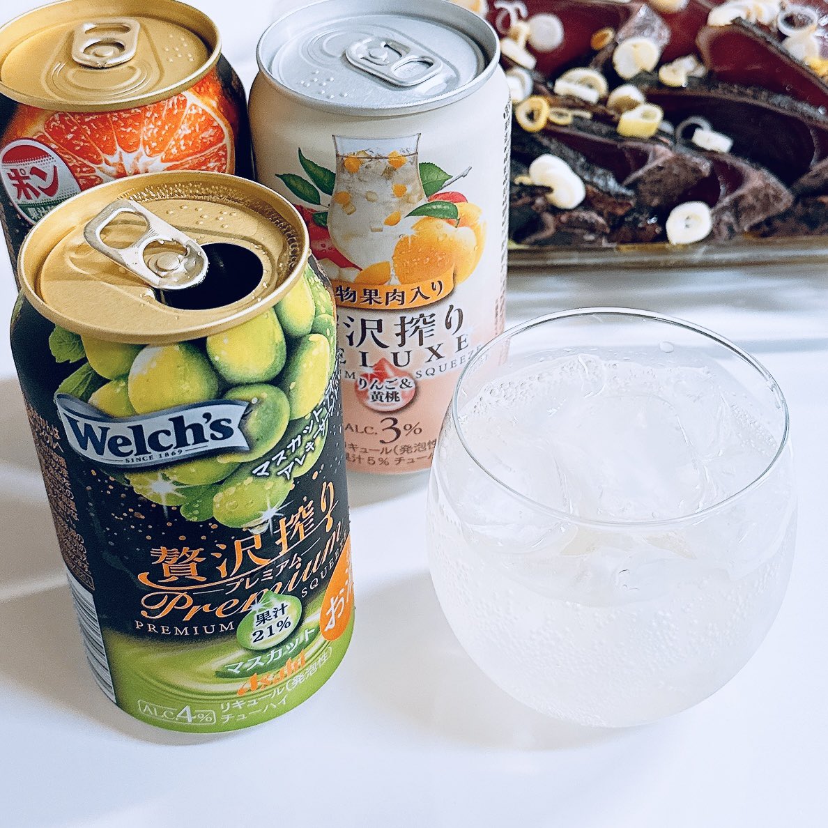 yuyuntann's tweet photo. アサヒビール ASAHIBEER様
(@asahibeer_jp )より🕊𓂃𓈒𓏸︎︎︎︎

アサヒ『贅沢搾り』感想投稿CPに当選
贅沢絞りの詰め合わせをいただきました🍻´-

贅沢絞りシリーズはどの味も美味しくて大好き💕

デラックス数量限定りんご＆黄桃果肉入りは
今回初めて飲みましたが果肉も入っていて
果物の美味しさがより感じられて美味しすぎました✨️

夏休みに家族と沢山楽しもうと思います.ᐟ.ᐟ

ありがとうございましたܸᐢ. ̫.ᐢ ܸ💖