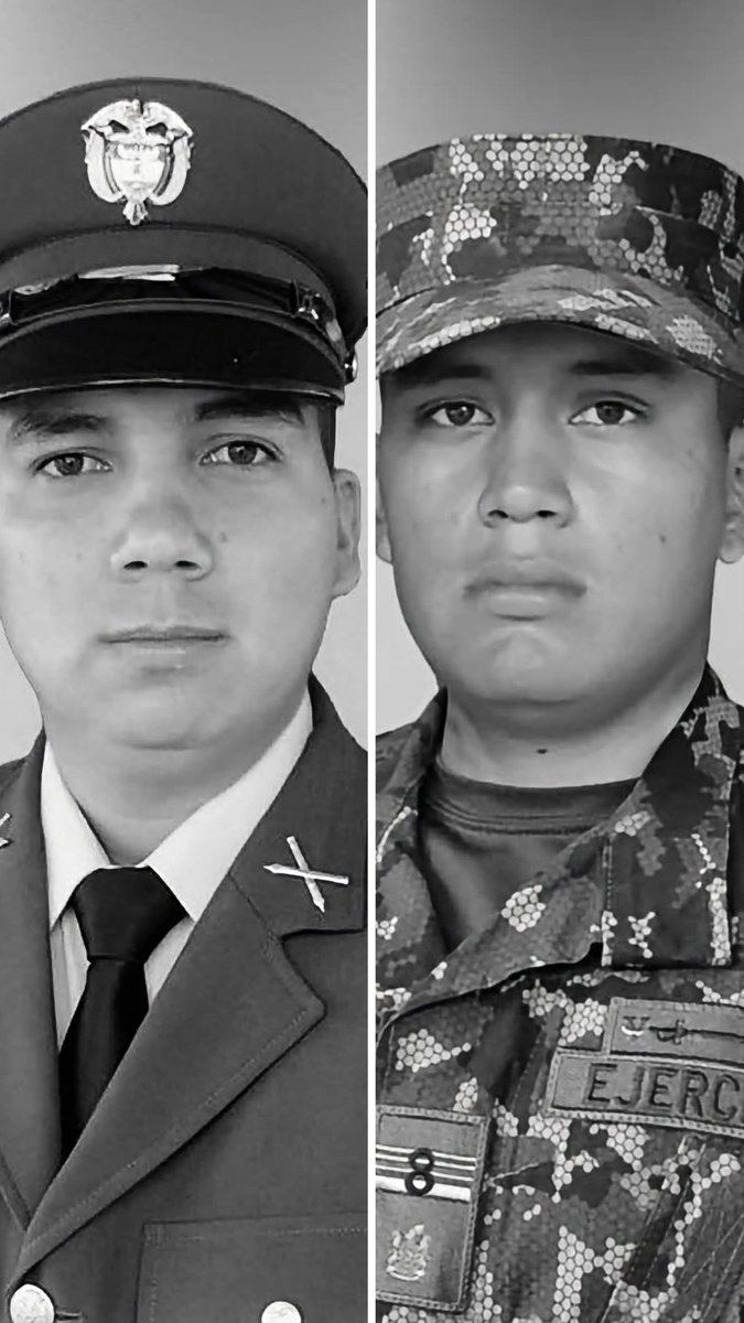 ColombiaOscura's tweet photo. #MISERABLES 🤬 Violento ataque guerrillero con explosivos y ráfagas de fusil en Algeciras (Huila) dejó dos militares muertos, identificados como el Cabo Primero Yony Andrade y el Soldado Profesional Luis Muñoz, quienes se desplazaban a atender el hallazgo de un cilindro bomba. https://t.co/ouNgpOmzKT