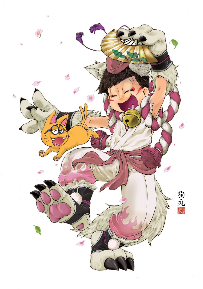 inumarutaichou's tweet photo. #妖怪松例大祭本祭

過去絵だけど🙏🏻賑わせに🌸✨✨ https://t.co/p8c4fjy61v