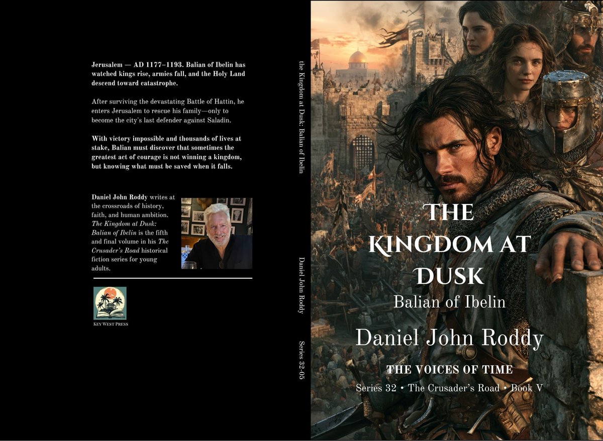 danieljohnroddy's tweet photo. 📍 Jerusalem — AD 1177–1193
Balian of Ibelin discovers that courage is sometimes measured not by victory, but by what you refuse to sacrifice.
📜 The Voices of Time
⚔️ Series 32: The Crusader's Road
🏫 Homeschool / YA Historical Fiction
👉 https://t.co/A5HUWRO9az https://t.co/Jbr1NYSBTz