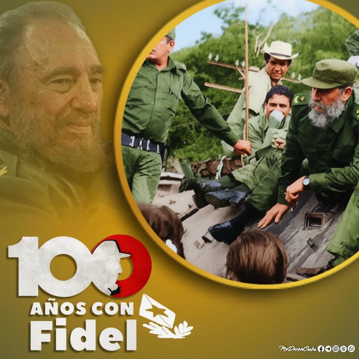 CubacooperaveG's tweet photo. #FidelPorSiempre 
#100AñosConFidel https://t.co/2fO7GptCWv