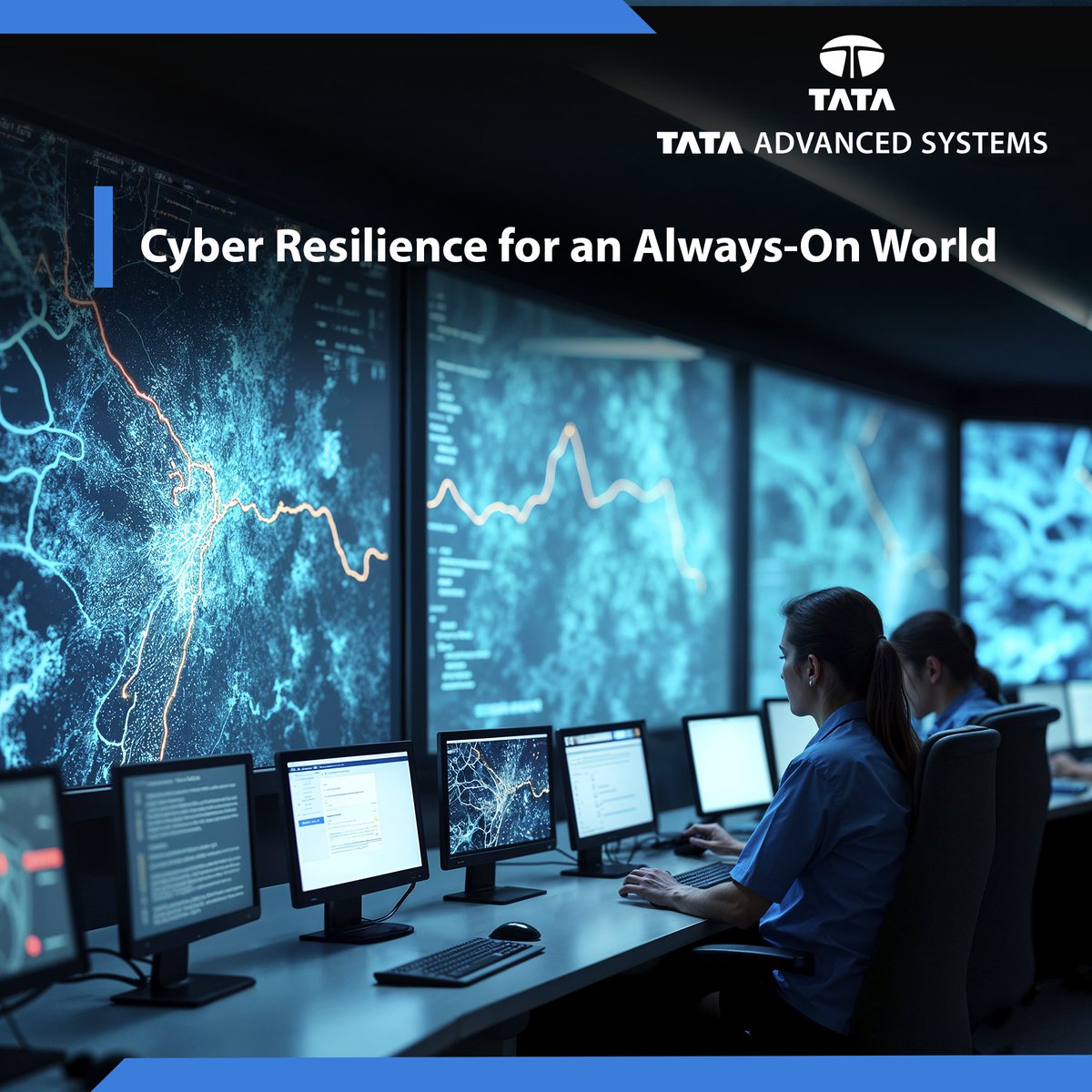 tataadvanced's tweet photo. Cyber resilience isn't about preventing every attack — it's about detecting threats faster, responding smarter, and recovering stronger.

At Tata Advanced Systems, we're enabling
organisations to stay one step ahead with advanced cyber security and incident response capabilities.

#CyberSecurity #CyberResilience #IncidentResponse
#DigitalForensics #TataAdvancedSystems