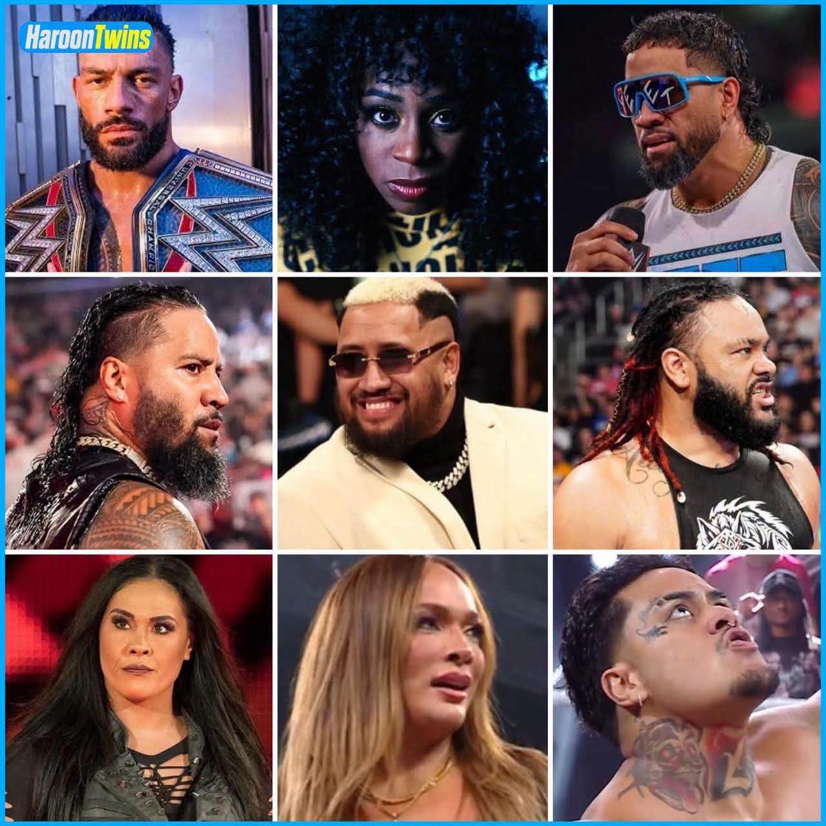 XiaSikoa's tweet photo. The Bloodline are taking over WWE. 🔥 
YEET or NO YEET? https://t.co/8cVjiJxi76