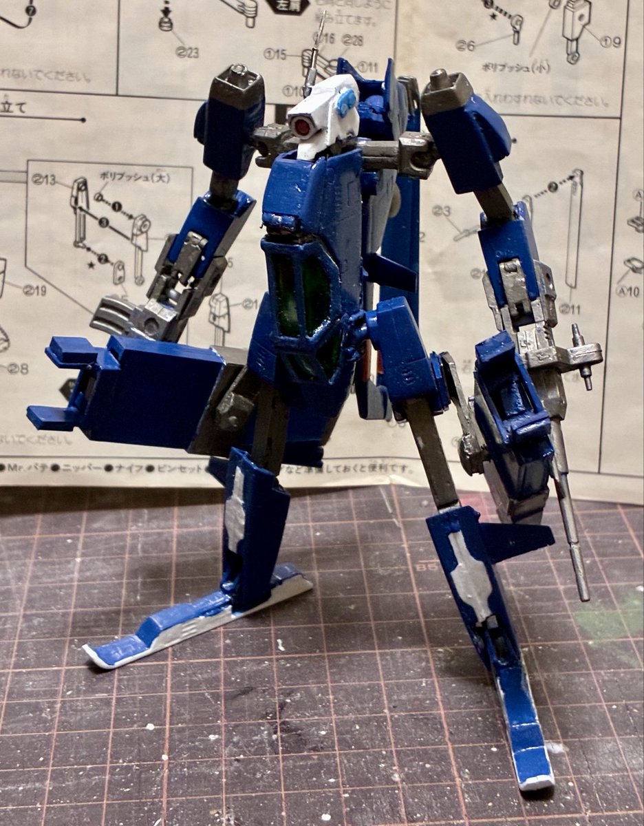 HobbyLeef's tweet photo. #ガゼット 完成！(5/4)←
発光ギミック載せ忘れてました💧
光量あり過ぎて、レーザー砲みたいですけども！
 #ドルバック https://t.co/K6KbFRmG7U