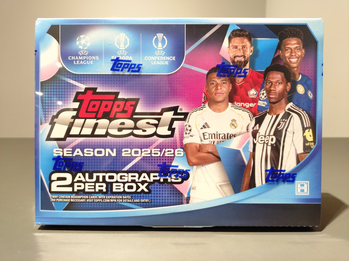 holytrinity777's tweet photo. 仙台帰省。
からの久々にサッカーBOX開封。

2025-26 TOPPS FINEST UCC HOBBY
1箱開封にござる。 https://t.co/SVTv5MKYQz